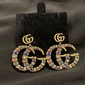 Beautiful multi colored g earrings
